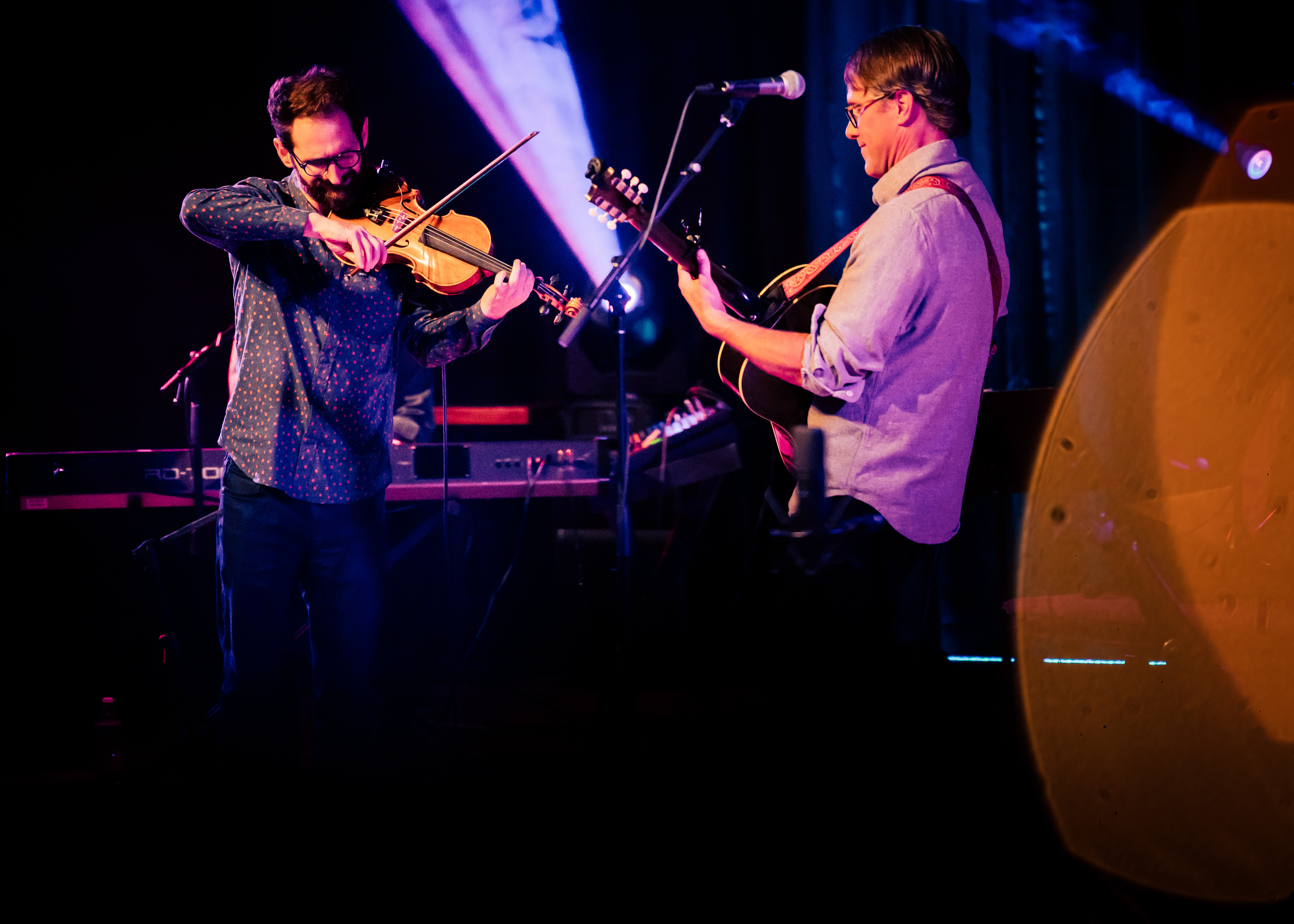 Jeremy Facknitz and David Siegel playing